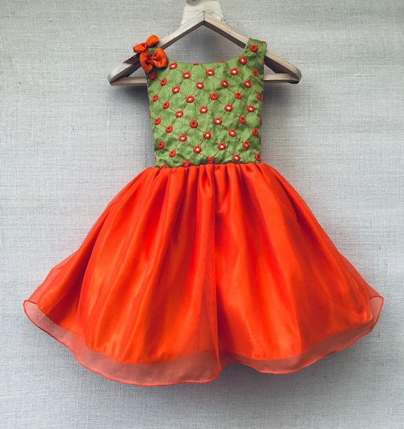 net cloth baby frocks