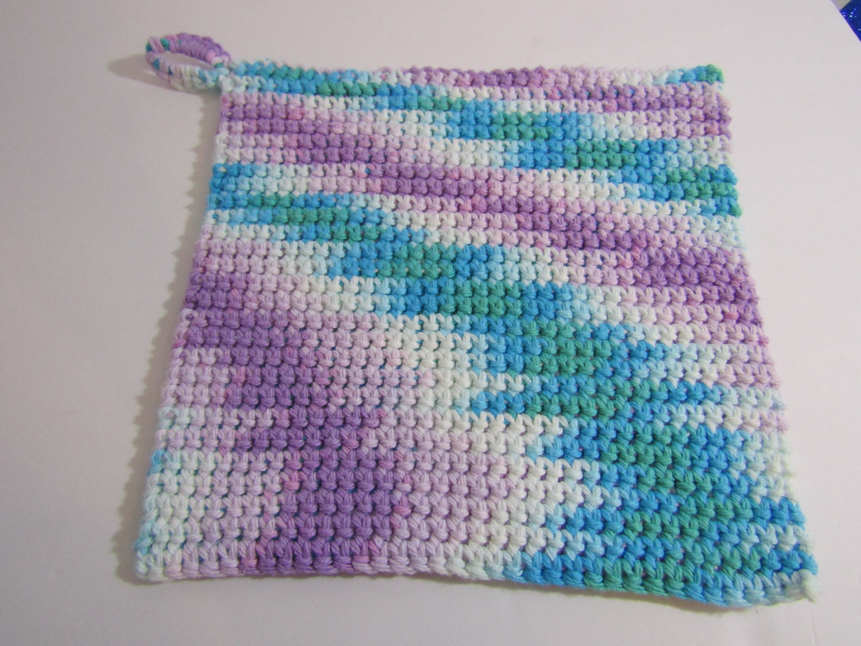 Conjunto de cocina púrpura y azul 2 soportes de olla gruesas | Etsy