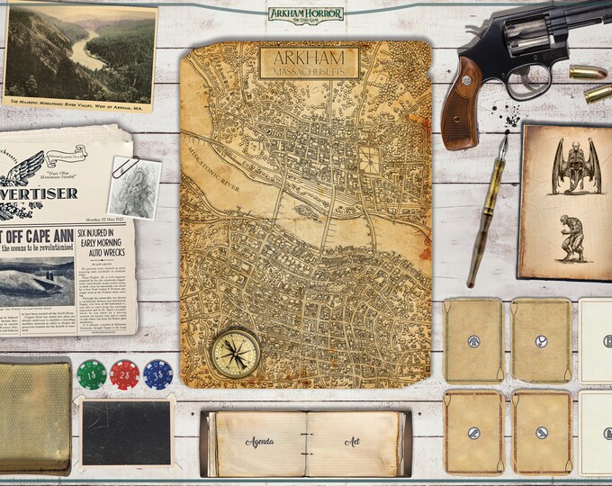 Arkham Horror Playmat for Solo classic Edition Etsy