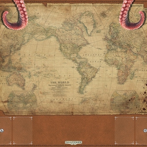 Arkham Horror playmat (1 player - New edition)