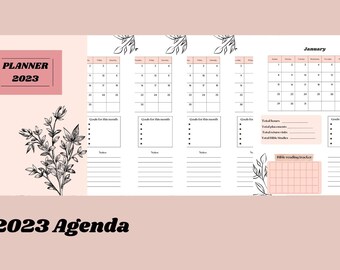 JW 2023 Planner: Spanish Service Planner & Spiritual Checklist (Digital Download)