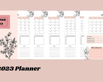 2023 JW Digital Planner: Service, Spiritual Routine (PDF Printable)