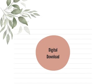 JW Letter writing | Paper| Jehovah's Witnesses| Pioneer gifts| Preaching| Printable| English