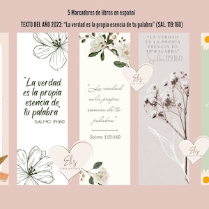 JW Texto del AÑO 2023| Year text 2023| Jehovah&#39;s Witnesses| Bookmarks| Printable| Spanish