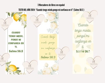 Spanish Year Text 2024 Bookmarks: Jehovah's Witnesses Gifts (Digital Download)