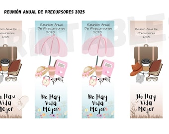 JW Bookmarks Marcadores Reunión Anual De Precursores 2025  Printable Gifts Pioneers Instant Download