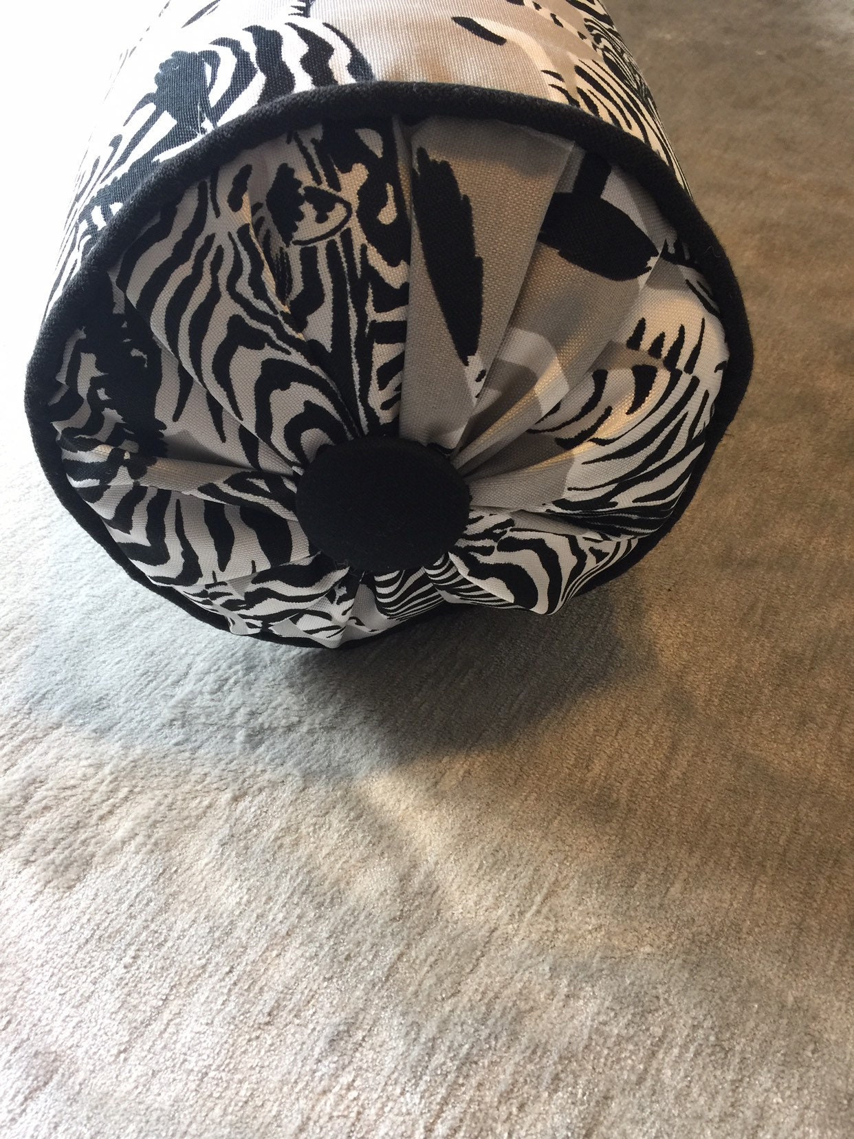Bolster in an Active Zebra Print Etsy