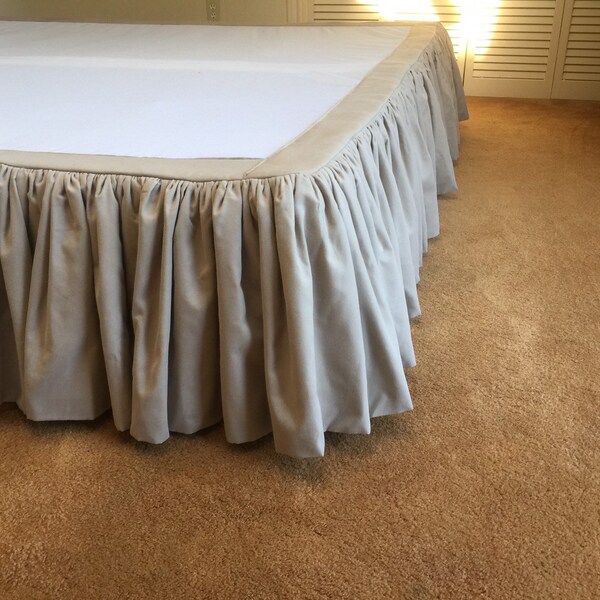 King Bed Skirt Etsy