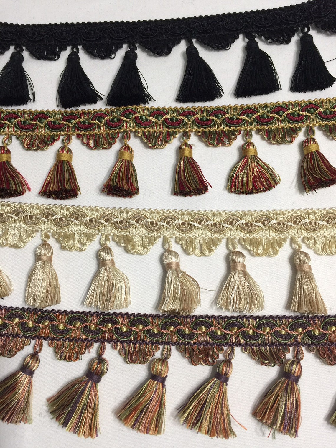 Tassel Fringe in Multiple Colors Sold by the Yard Etsy