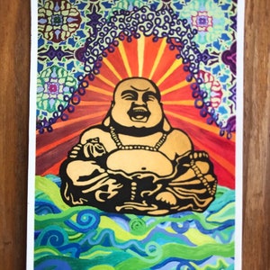 Laughing Buddha magnet