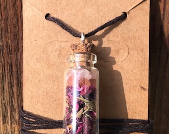 Liefdesdrankje spreuk fles ketting