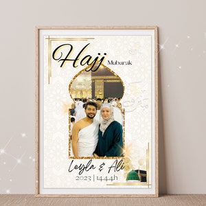 hajj gift, umrah gift, Couple Gift, umrah gift, islam, Personalized Umrah Mubarak & Hajj Mubarak gift, muslim gift, Digital
