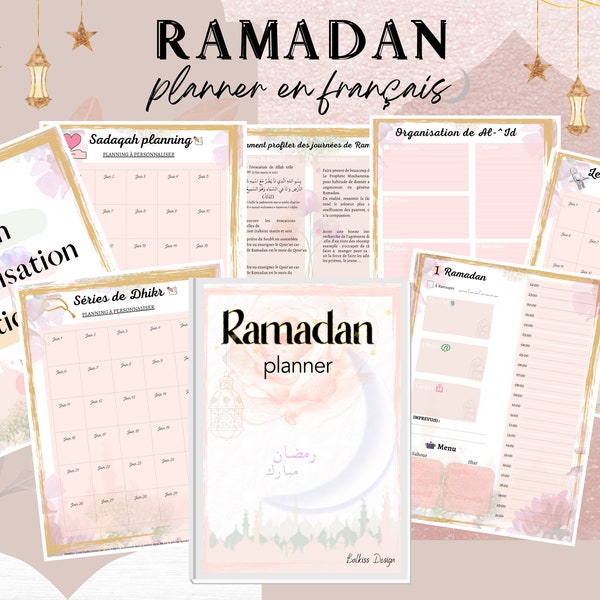 ramadan planner, Islam sheet, Islam notebook, Ramadan 2024, Ramadan planning, digital, Ramadan digital planner, Ramadan organization pdf