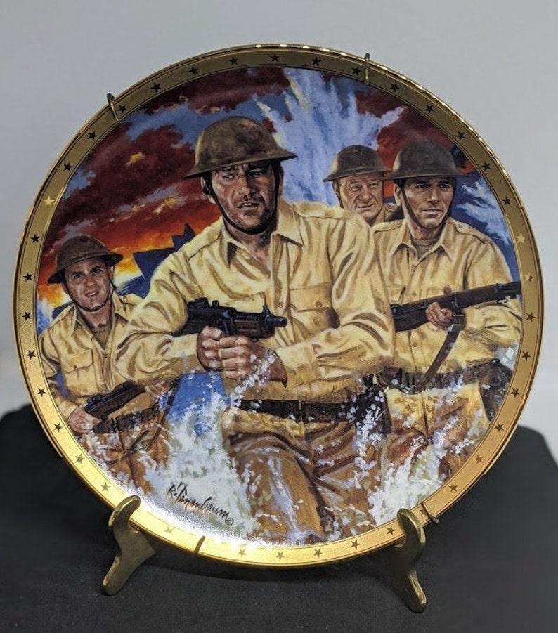 John Wayne Military Limited Edition Symbol of Leadership Plate