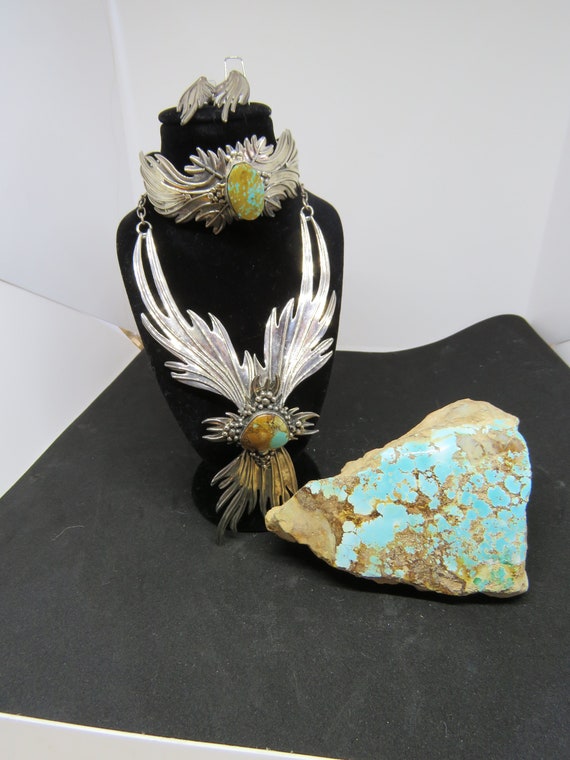 3 Piece Boulder Turquoise Set