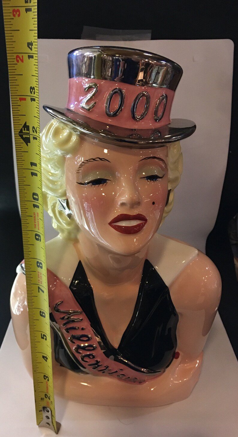 Collectible Marilyn Monroe Millennium Cookie Jar Etsy