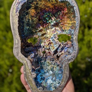 Large Bismuth Skull - Etsy