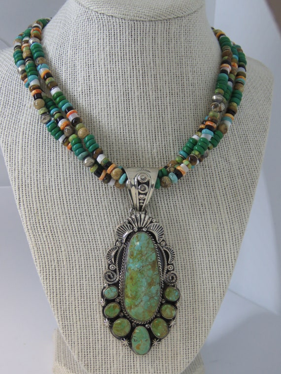 Unique Vintage Turquoise Necklace