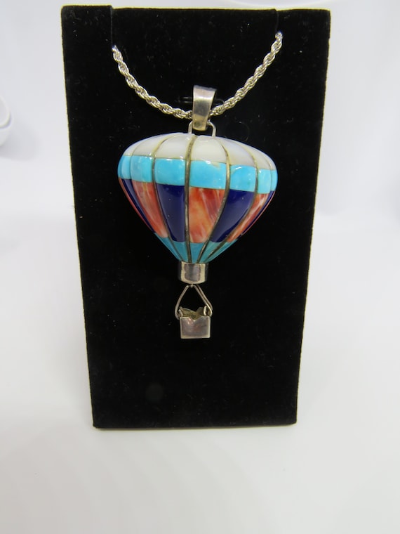 Zuni Hot Air Balloon Necklace