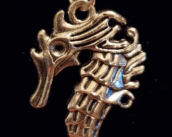 Seahorse Key Pendant on a chain