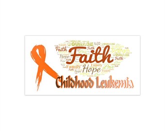 Bumper Sticker for Luekemia Awareness