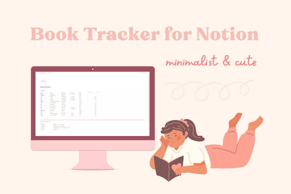 Notion Book Tracker Template: Digital Reading Log (Editable)