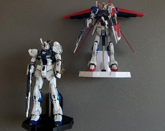 Floating Gundam 1/144 Scale Model Display Shelf, Action Figure Stand
