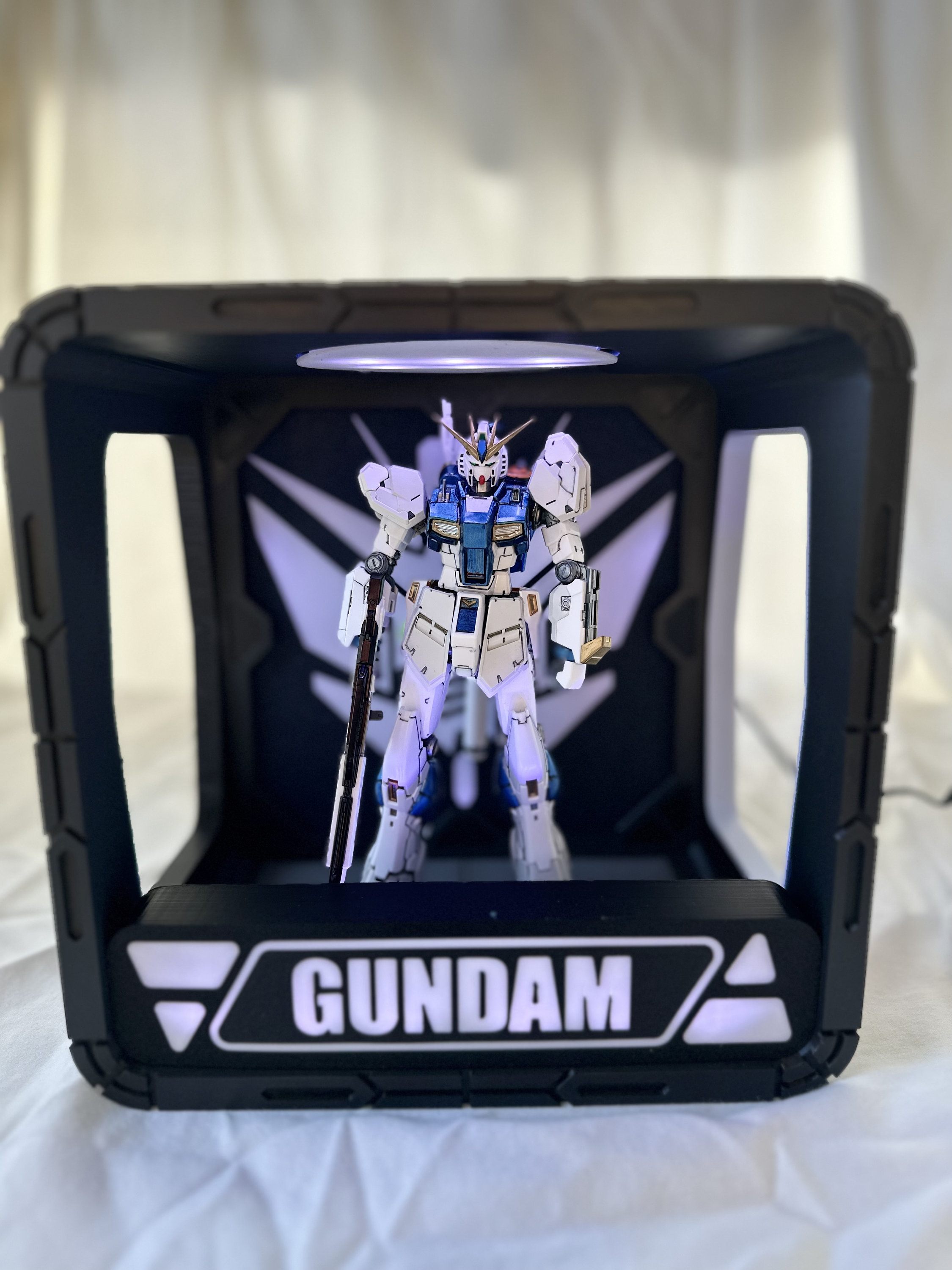 Gundam Model Display Case HG/ RG 1/144 Scale LED Illuminated Etsy