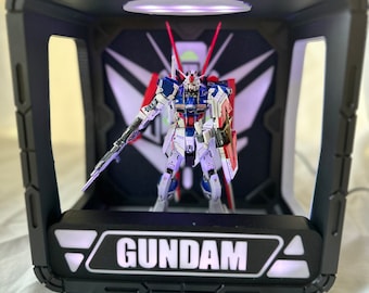 Gundam Model Vitrinenmodell 1:144 mit LED Beleuchtung