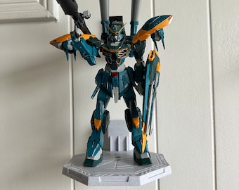 Großes schwebendes Ausstellungsregal von Gundam MG im Maßstab 1:100. Action-Figurenständer. Spielzeug-display. Nur Ständer, kein Modell enthalten.
