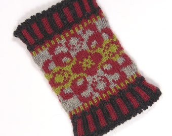 Henrietta Pulswärmer puls varmere varmare polsverwarmer trend herbst winter moder fair isle Stulpen Handstulpen cuff mitaines main tricotées