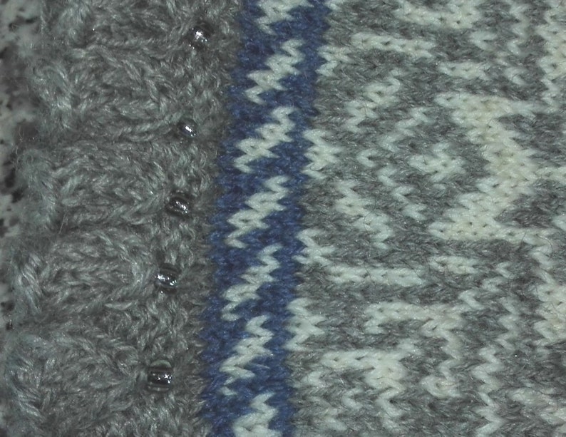 Pulse warmer MARTHA cuffs Arm warmers mitaines fair isle knitted tricotées trend fashion winter autumn image 3