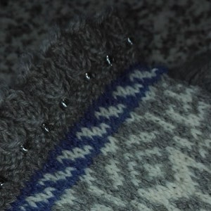 Pulse warmer MARTHA cuffs Arm warmers mitaines fair isle knitted tricotées trend fashion winter autumn image 4