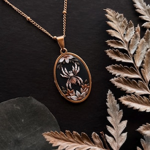 Spider Pendant Necklace | Spider | Handmade Polymer Clay