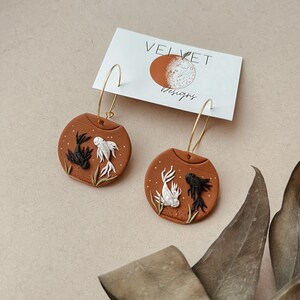 The Zodiac Collection | Pisces | Handmade Polymer Clay Earrings | Nickel Free Hypoallergenic