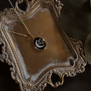 Moon Necklace | Handmade Resin Pendant Necklace