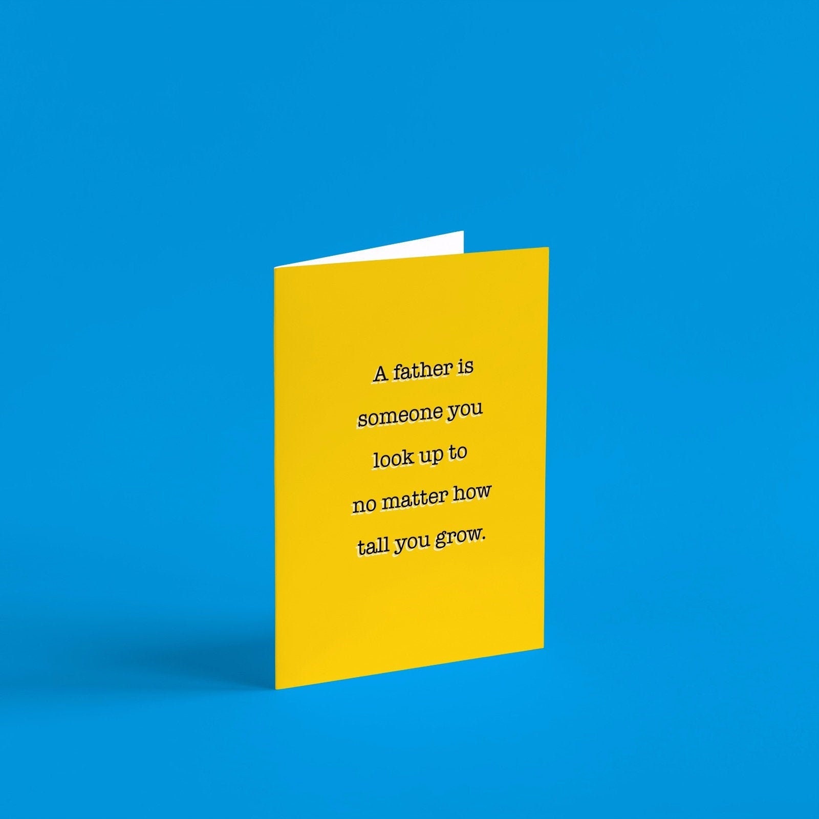 You Ll Always Look Up To Dad Cute Greeting Card With Etsy