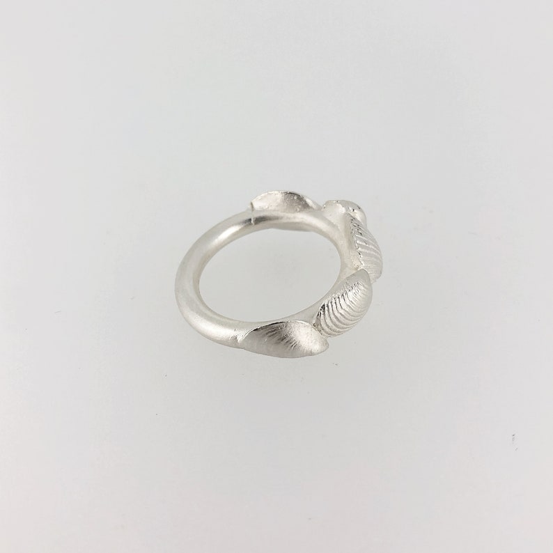 Ring Herzmuschel Venusmuschel Miesmuschel 925 Silber Bild 5