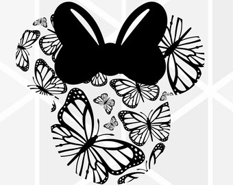 Download Mickey Butterfly Svg Etsy PSD Mockup Templates