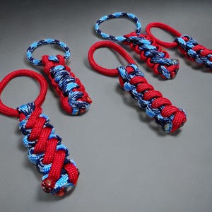 Paracord Zipper Pull Cord Accessory Backpack Decoration Handmade Charm Colorful Design Tactical Gear Outdoor Enthusiast Travel Bag Luggage