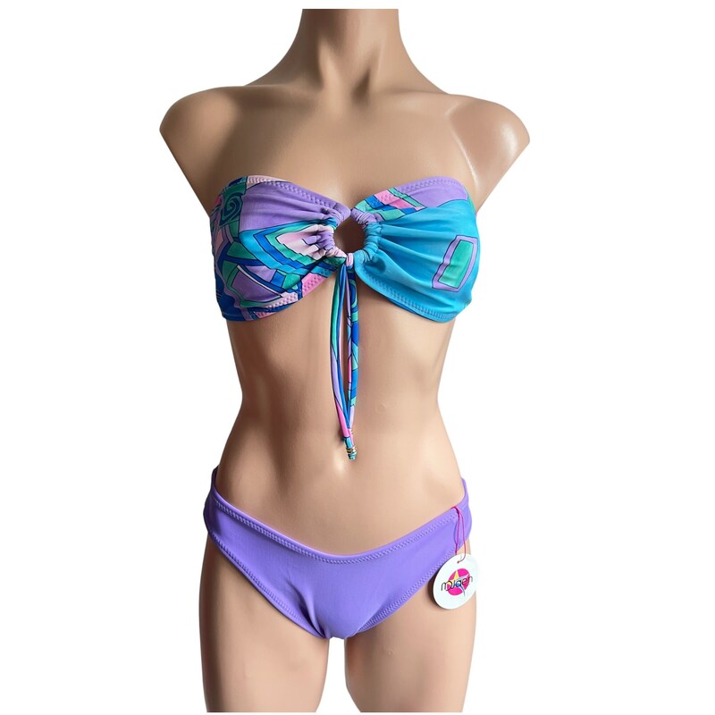 Sleeveless Strap sexy bikini set. main image 1