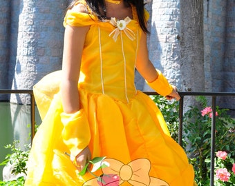 Belle  Dress Beauty and the Beast  Dress Princess dress , princess halloween costume, Disney trip , princess gown, birthday Outfit
