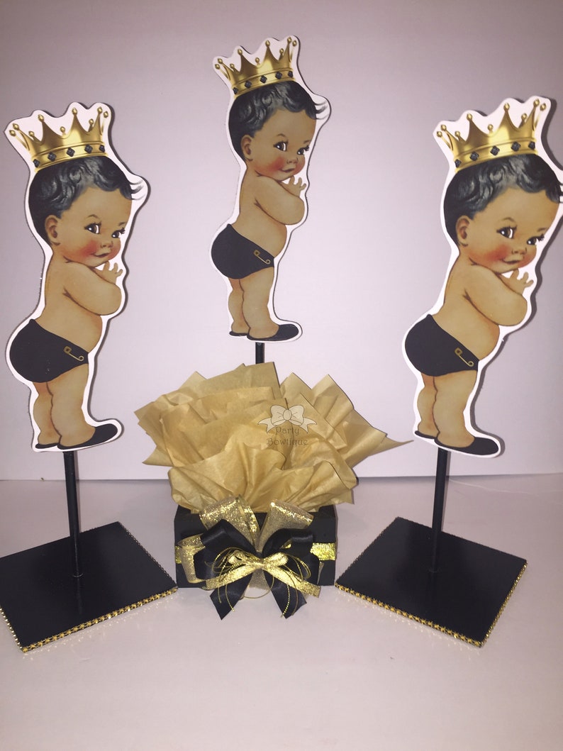 Royal Prince Centerpieces Baby Shower centerpieces baby Etsy.de