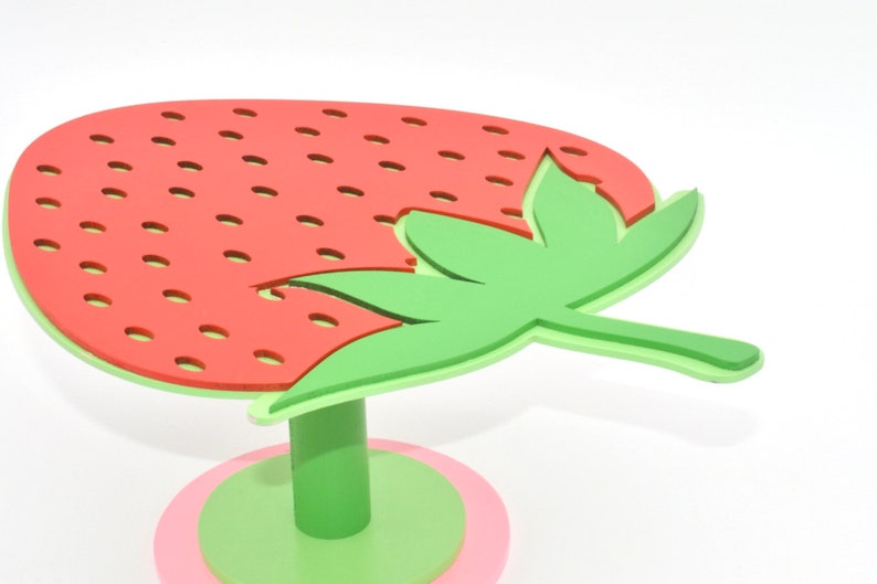Strawberry Cake Stand Strawberry Shortcake Party Berry 1st Etsy