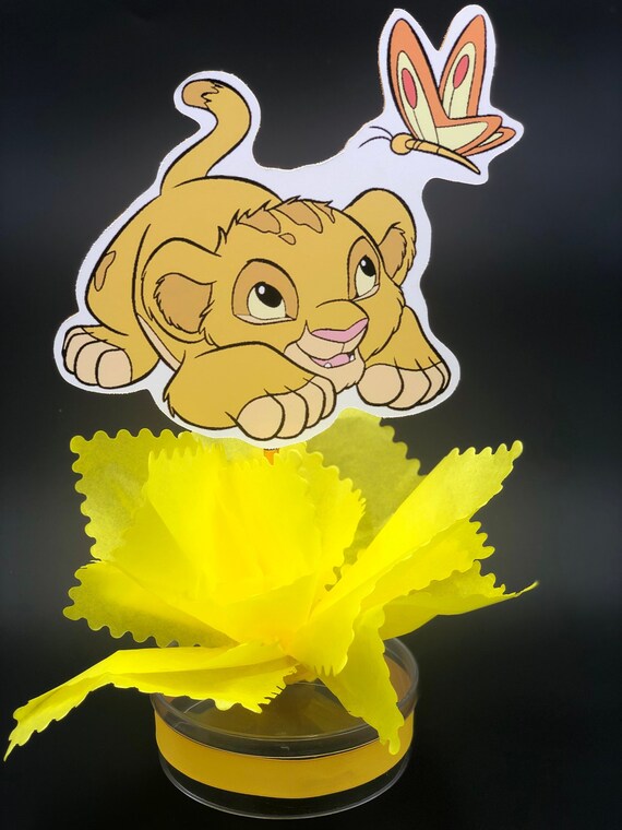 Baby Lion King Party Centerpiece Baby Lion King Candy Table Etsy
