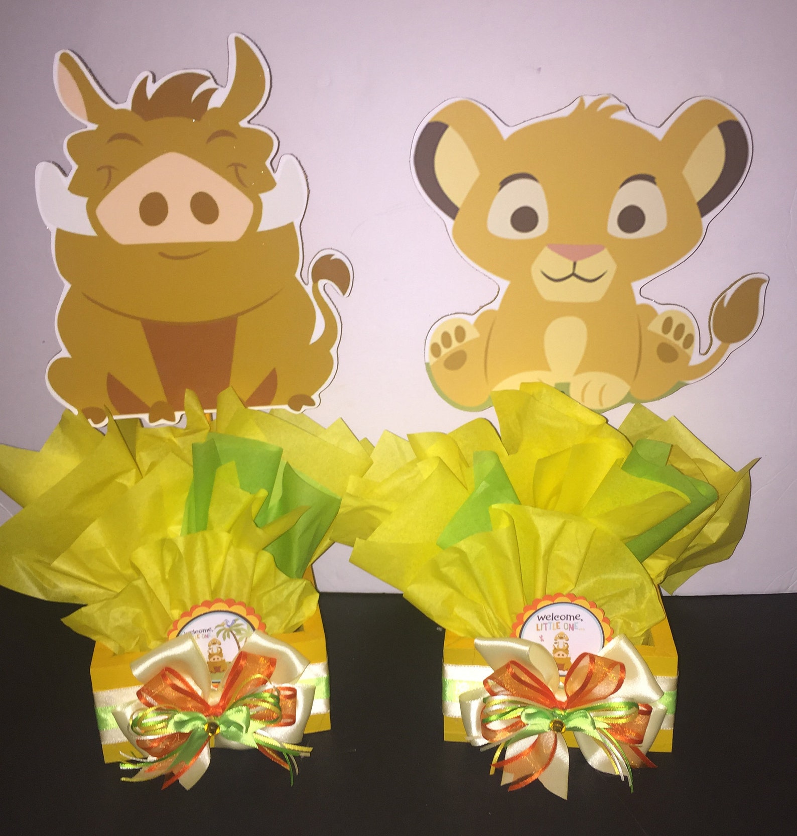 Lion King Baby Simba Baby Shower Party Table Centerpiece Baby Etsy