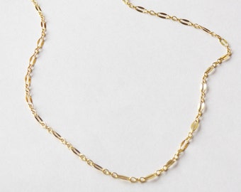 Chain Lace Necklace, Gold Chain, Gold Chain Necklace, Dainty Gold Necklace, 14K Gold Filled, Everyday Necklace