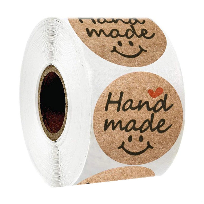 25mm / 1 Inch Kraft Paper Stickers Scrapbook Gift Stationery - Etsy