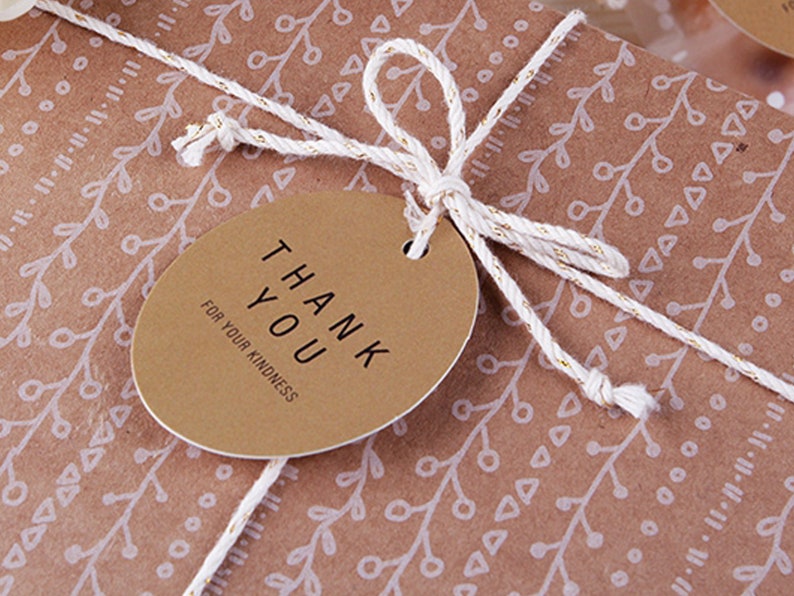 300 gsm paper Blank circle tag 2cm to 5.5cm diameter with Hole, Round tag, Price Tags, Hang Tags, Gift Tags image 4