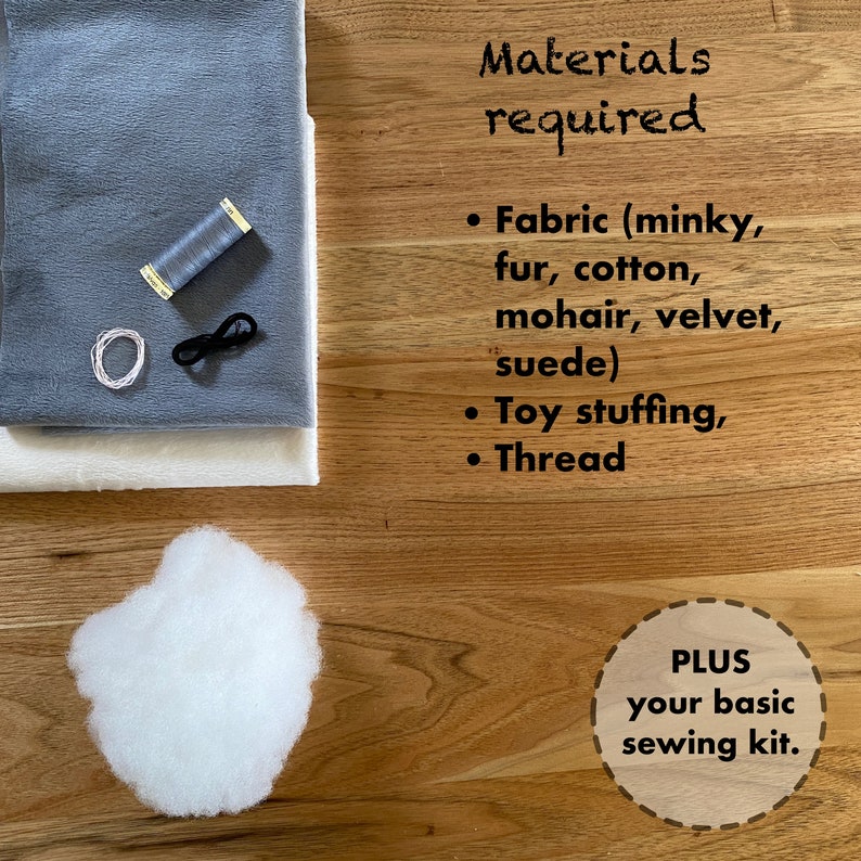 stuffed animal sewing pattern Cat sewing pattern cat plush digital pattern